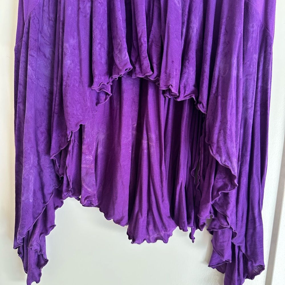 Phoenix Rising Purple Skirt With Ruffle - Small - Picture 2 of 5